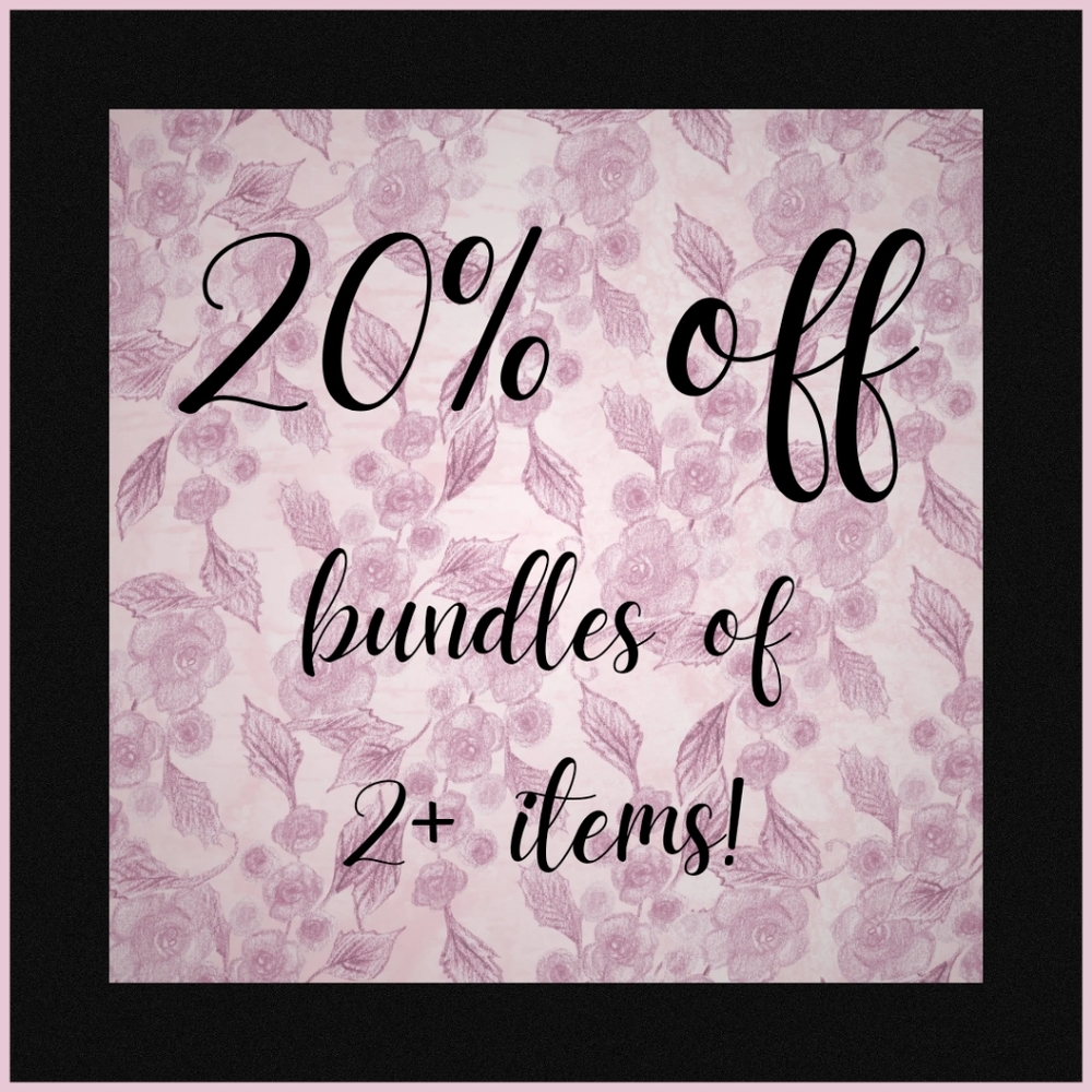 20% off Bundles!